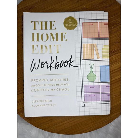New The Home Edit Workbook: Prompts, Activities, and Gold Stars to Help You - Picture 1 of 8